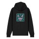 SALTY SLANG FACE LETTER ZIP HOODIE