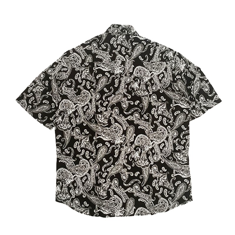 SALTY SLANG HAWAII SHIRT  LACHOURI BLACK