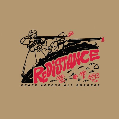 REDISTANCE PEACE ACROSS BORDERS HOODIE RDU224TM04-2222