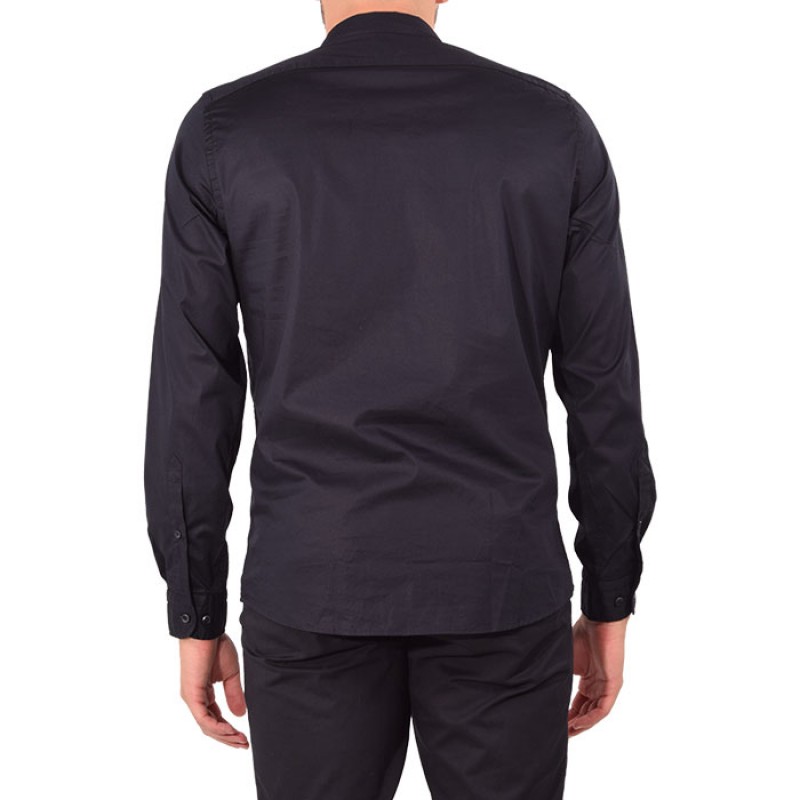 SHAIKKO ΠΟΥΚΑΜΙΣΟ BLACK STRETCH SK07M2SH001-243D SK07M2SH001-243D