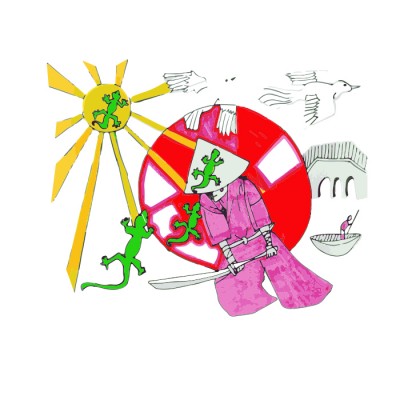 GEORGIANNA X SHAIKKO SAMOURAI TEE GAN224TB2-1818