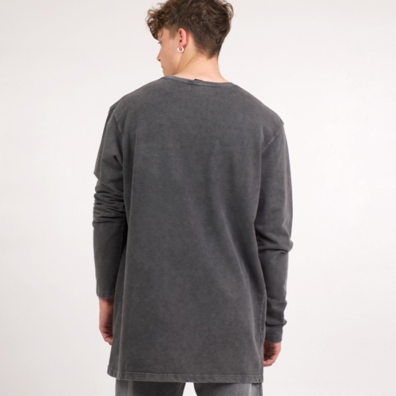 SHAIKKO ΜΠΛΟΥΖΑ CROP LONG VINTAGE SKU224TQ06-0202V