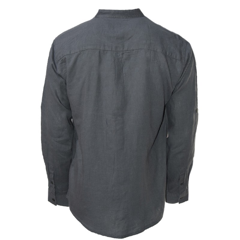 SHAIKKO MAO L/S SHIRT LINEN PATMOS SKM123TU03-0202