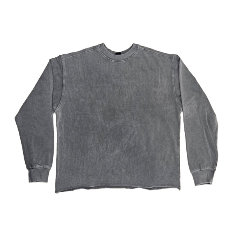 SHAIKKO IDH CREW NECK LS 295 gsm FRENCH TERRY SKU226TA01-06V