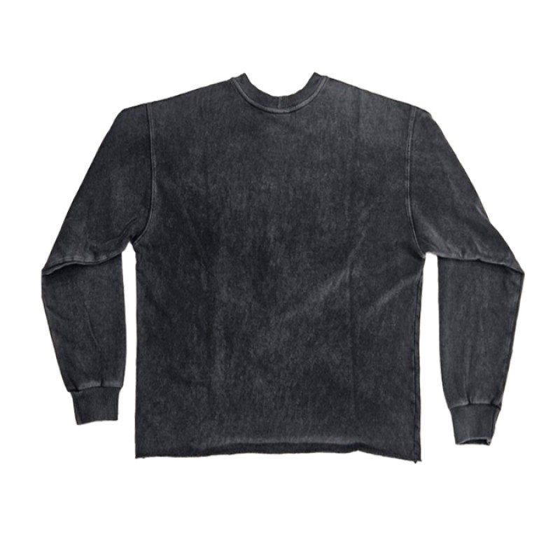 SHAIKKO IDH CREW NECK LS 295 gsm FRENCH TERRY SKU226TA01-02V