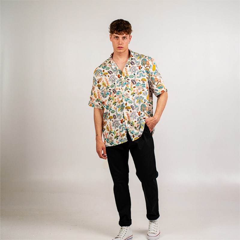 SALTY SLANG HAWAI SHIRT  LACHOURI COLORS SLU123TK02-1808