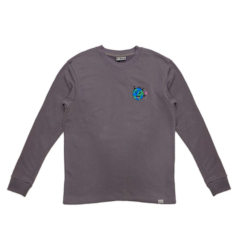 SALTY SLANG SAVE THE EARTH LONGCROP SLU224TQ04-0202