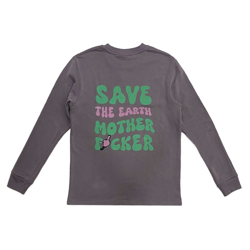 SALTY SLANG SAVE THE EARTH LONGCROP SLU224TQ04-0202