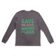 SALTY SLANG SAVE THE EARTH LONGCROP SLU224TQ04-0202