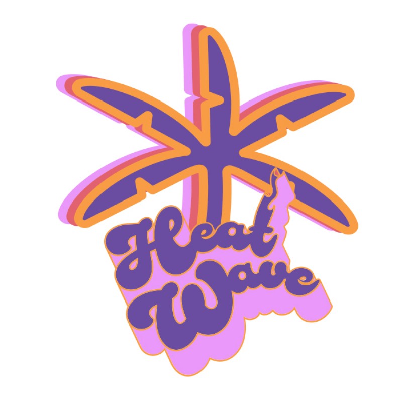 SALTY SLANG  HEAT WAVE TEE SLU125TB27-0707